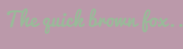 Image with Font Color 99BA99 and Background Color BB99AA